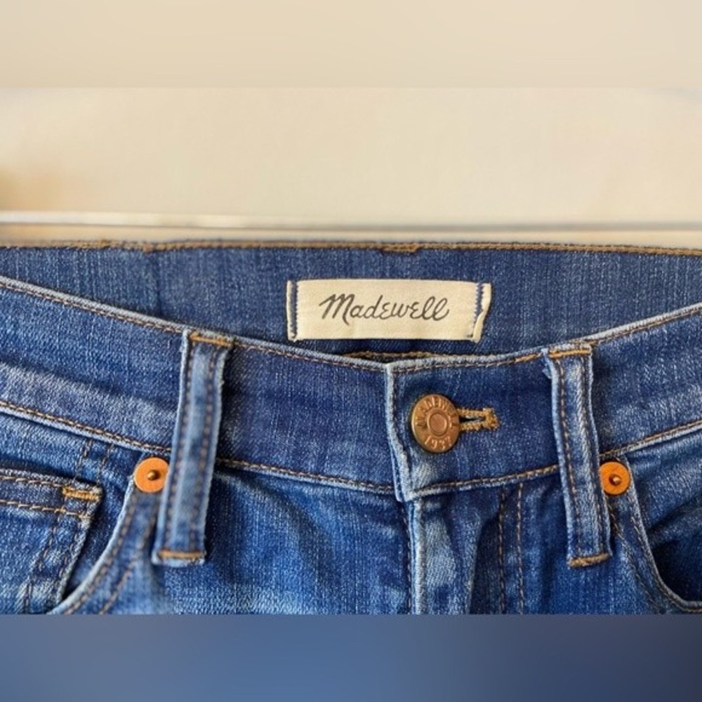 💜Madewell High Rise skinny distressed jeans Size 24 - Picture 5 of 5